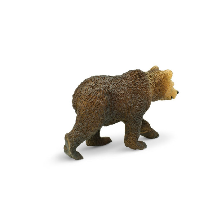 Figurine Ours Grizzly Bebe Safari Ltd Jouet Realiste Materiel Pedagogique Cartes Animaux Montessori