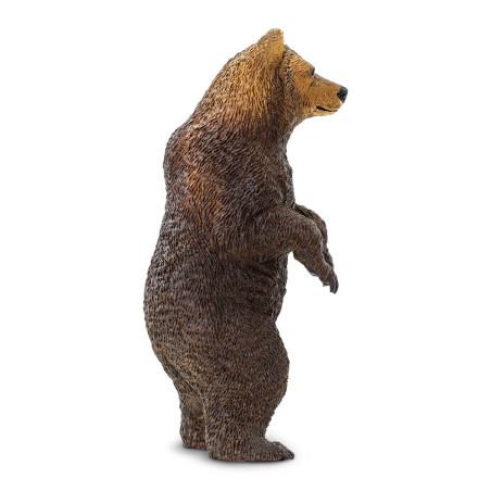Figurine Grizzli - Safari Ltd® 181729 | Jouet réaliste | Matériel pédagogiqueAnimaux Montessori