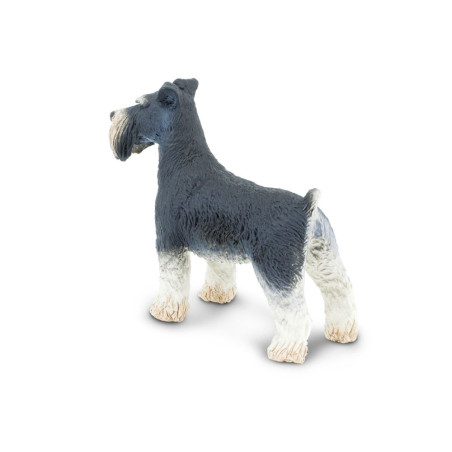 Figurine Chien Schnauzer - Safari Ltd® 254329 | Jouet réaliste | Matériel pédagogiqueAnimaux Montessori