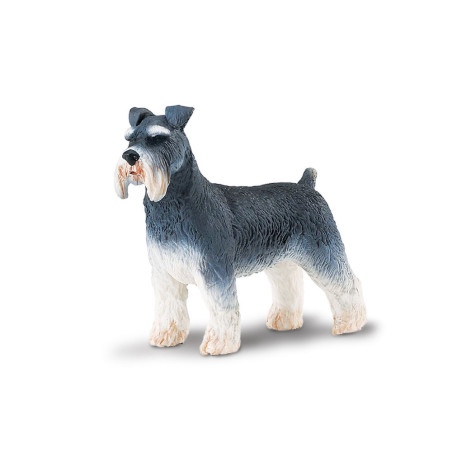 Figurine Chien Schnauzer - Safari Ltd® 254329 | Jouet réaliste | Matériel pédagogiqueAnimaux Montessori