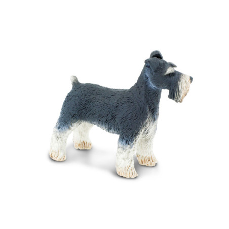 Figurine Chien Schnauzer - Safari Ltd® 254329 | Jouet réaliste | Matériel pédagogiqueAnimaux Montessori