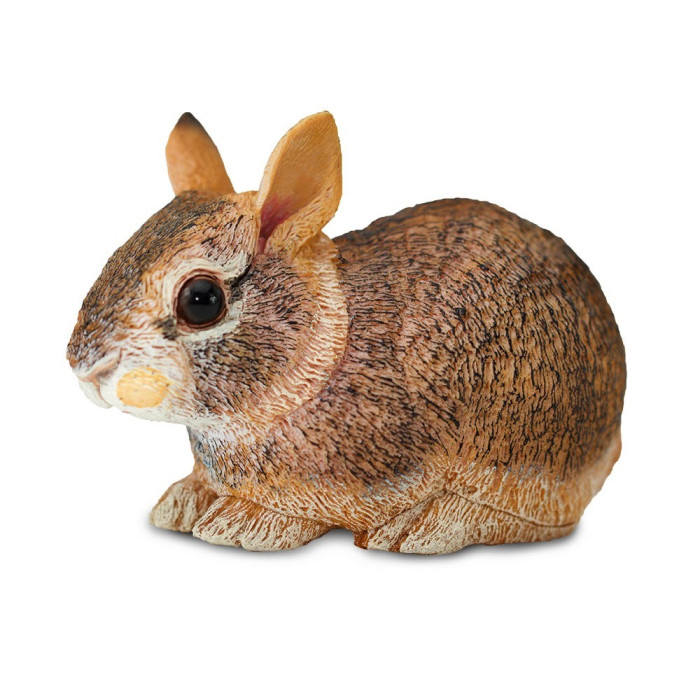 Figurine Lapin bébé - Safari Ltd® 262129 | Jouet réaliste | Matériel pédagogiqueAnimaux Montessori