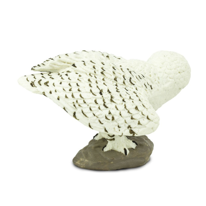 Figurine Hibou des neiges - Safari Ltd® 264729 | Jouet réaliste | Matériel pédagogiqueAnimaux Montessori