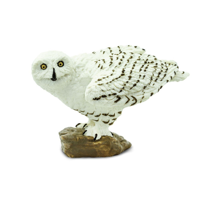 Figurine Hibou des neiges - Safari Ltd® 264729 | Jouet réaliste | Matériel pédagogiqueAnimaux Montessori