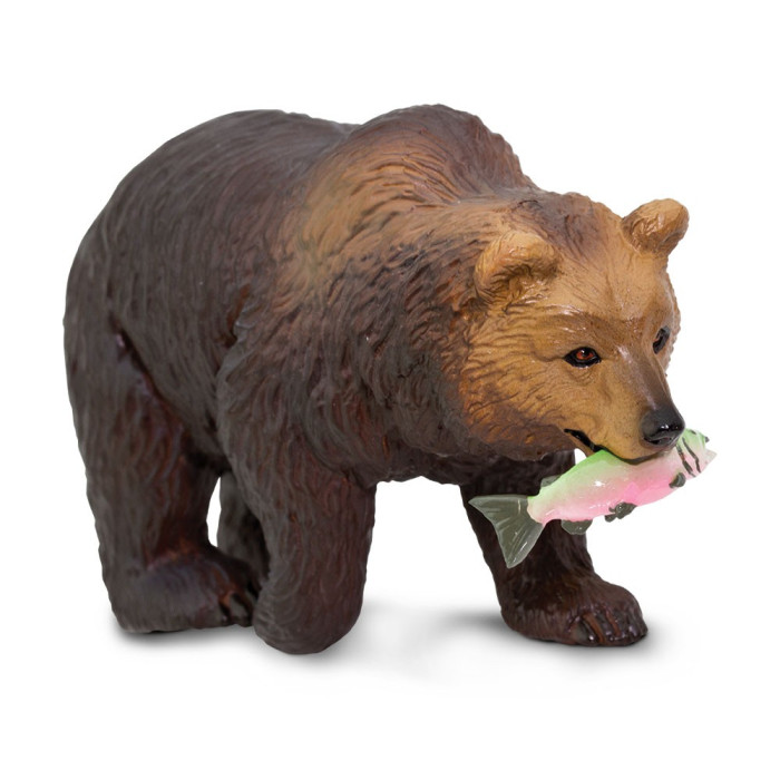 Figurine Ours brun européen - Safari Ltd® 281929 | Jouet réaliste | Matériel pédagogiqueAnimaux Montessori
