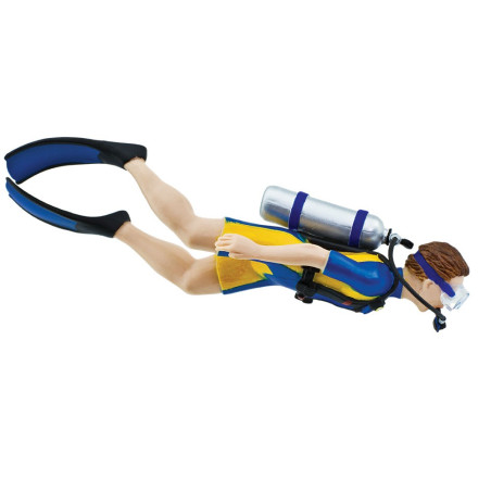 Figurine Plongeur plongée sous-marine - Safari Ltd® 283729 | Jouet réaliste | Matériel pédagogiqueAnimaux Montessori