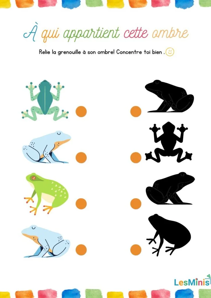 Développement de la discrimination visuelle pour les enfants (+fiches ...