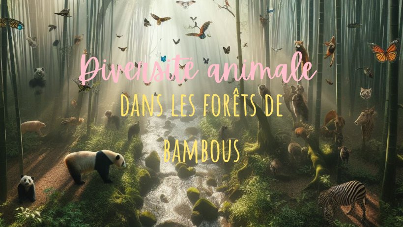 diversite animale dans les forêts de bambous