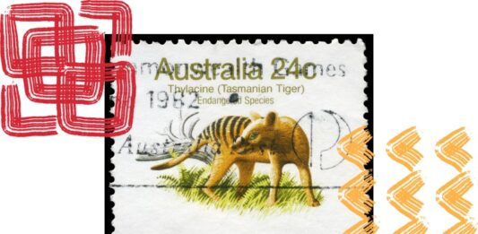Animal thylacine espèce disparue marsupial