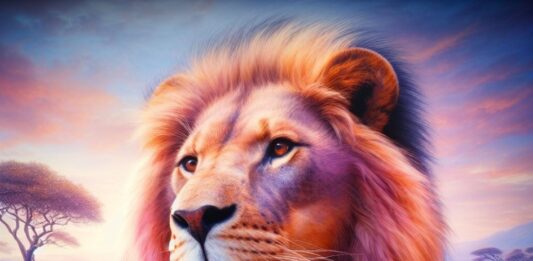 Image de couverture captivante montrant une figurine de lion réaliste dans un décor de savane miniature, évoquant la majesté et le mystère de la vie des lions, idéale pour attirer l'attention sur l'article.