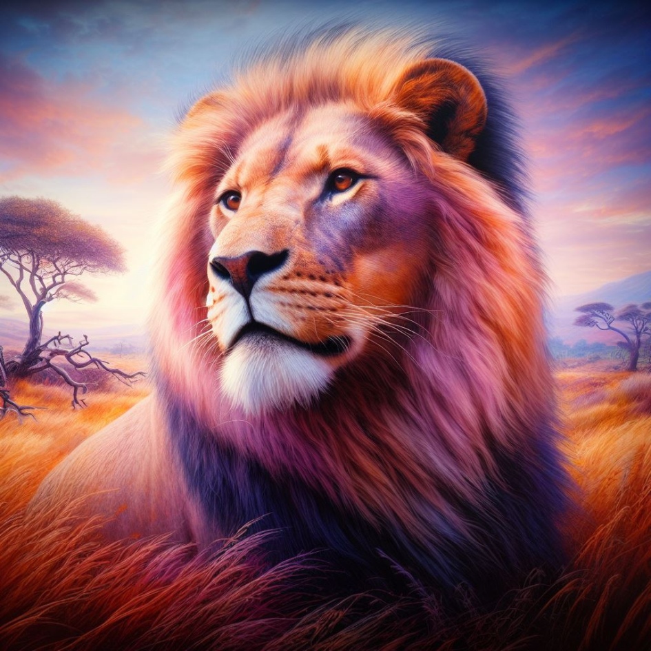 Image de couverture captivante montrant une figurine de lion réaliste dans un décor de savane miniature, évoquant la majesté et le mystère de la vie des lions, idéale pour attirer l'attention sur l'article.