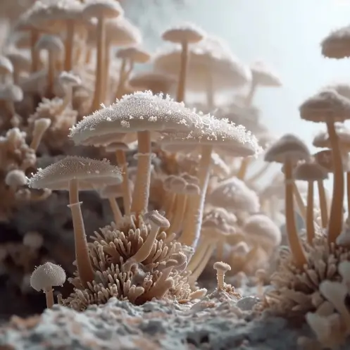Les champignons sont des organismes eucaryotes, majoritairement multicellulaires