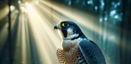 Faucon pélerin figurine éducative et pédagogique