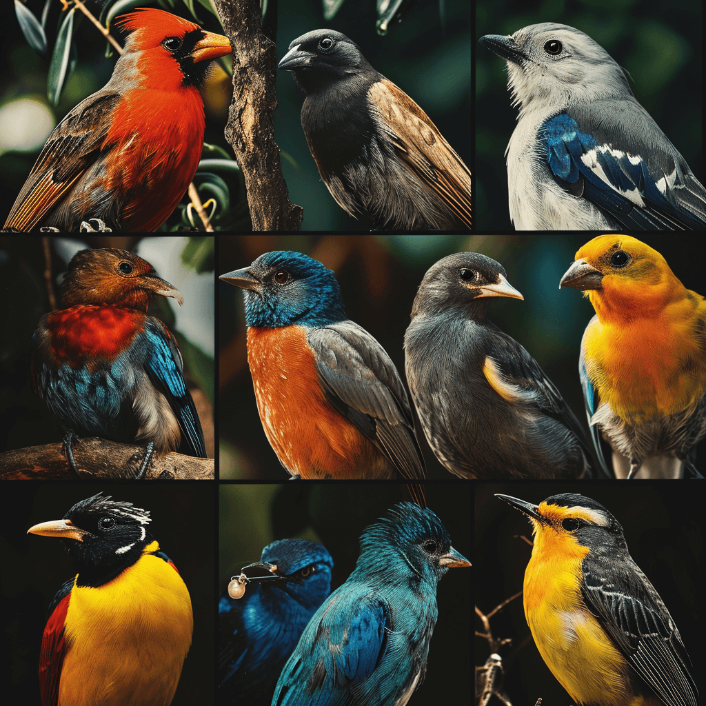 adaptations aviaires : Figurines animalières détaillées