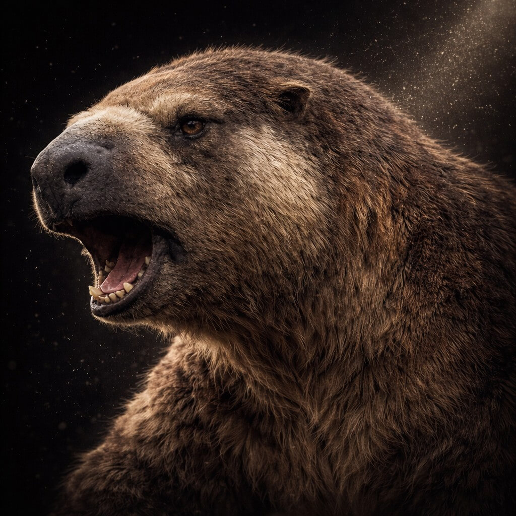 Paresseux géant-megatherium préhistorique