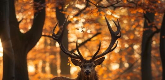 cerf foret france faune