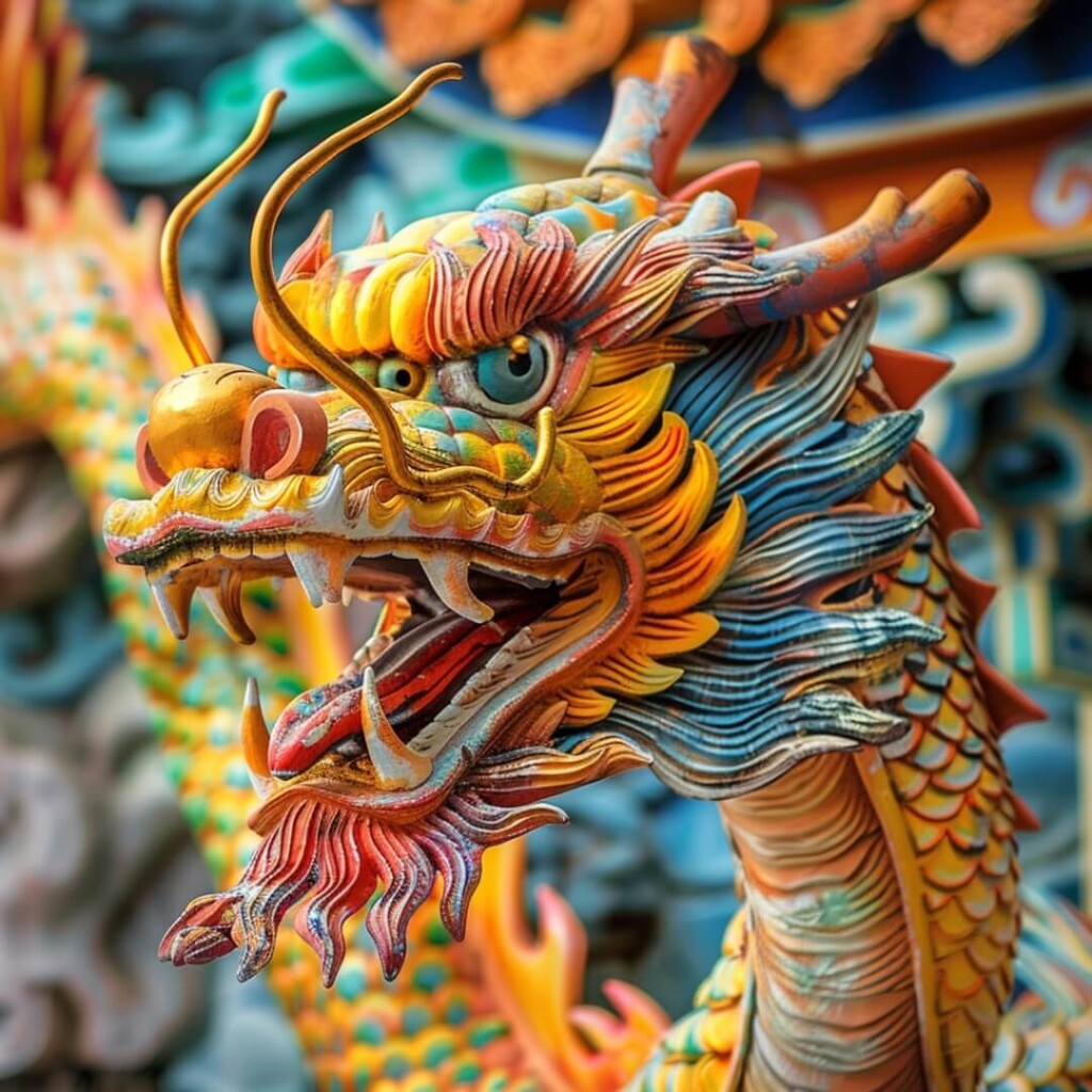 Dragon chinois nouvel an