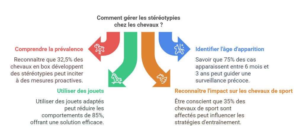 Jeux pour chevaux avec ballon équin et anneaux suspendus, explication graphique