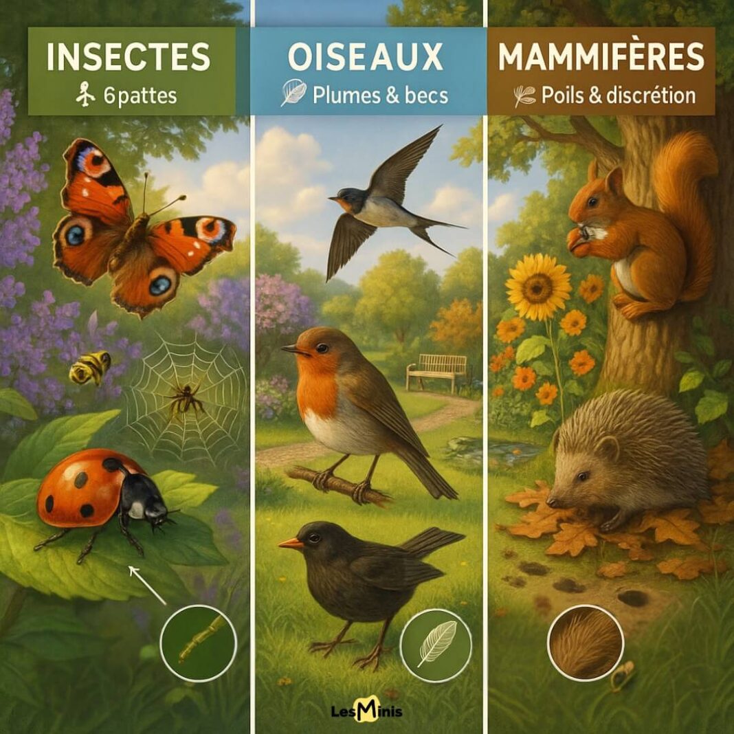 Comment reconnaître insectes, oiseaux et mammifères du jardin — free download