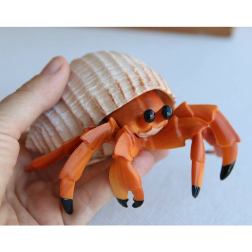 Figurine bernard-hermite Safari 267529 ultra réaliste jouet pagure coquillage protection crustacé nomade invertébré marin