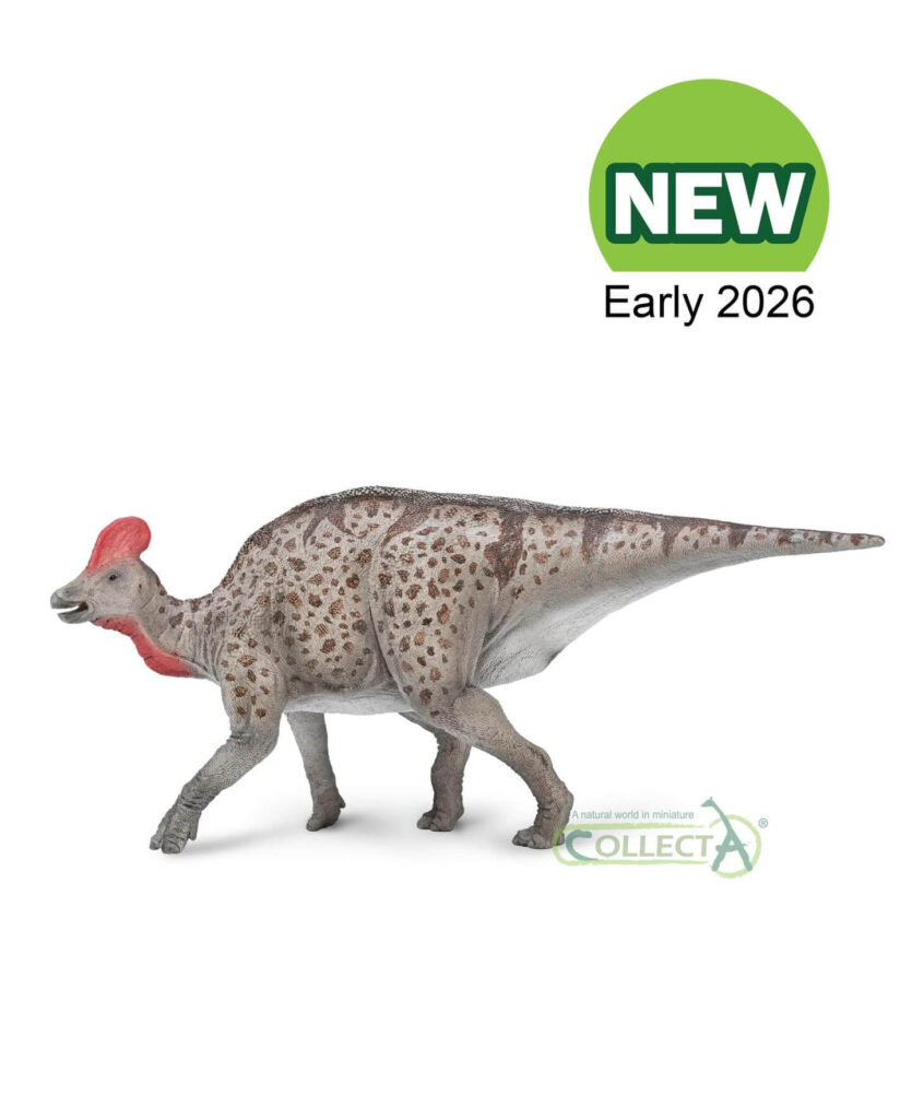 Magnapaulia Collecta 2026 - Figurine dinosaure hadrosaure lambeosaurine crête crétacé supérieur museum-quality