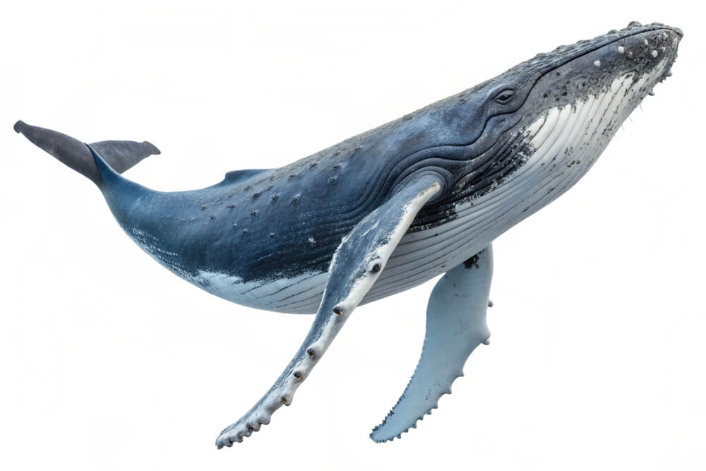 La baleine bleue (Balaenoptera musculus)