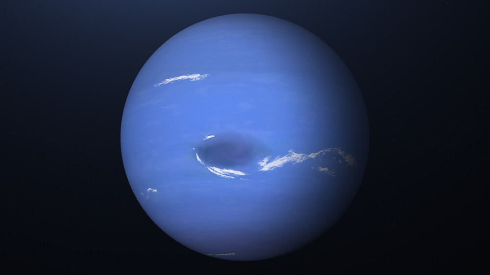 Neptune fond noir