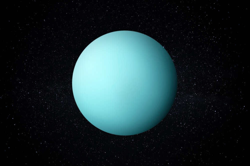 Uranus fond noir