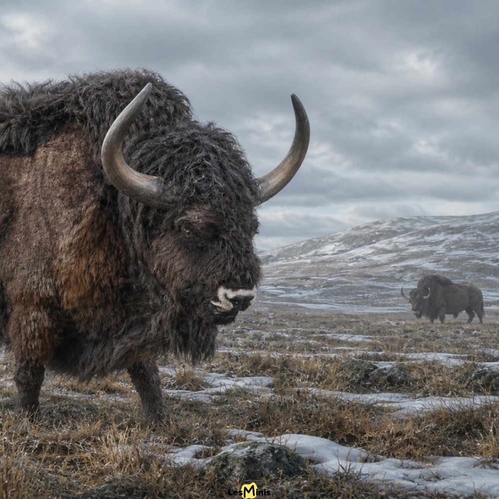 Le bison des steppes (Bison priscus)