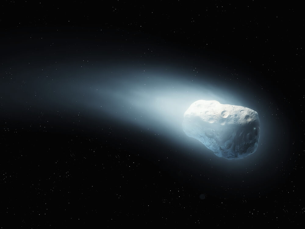 comète glace espace